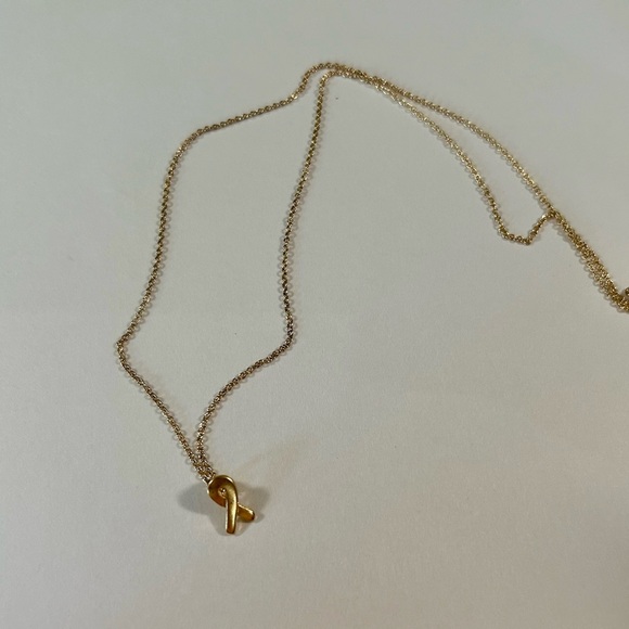 Dogeared Make a Wish - Breast Cancer Awareness - Gold Dipped Necklace, NWT - Picture 4 of 8
